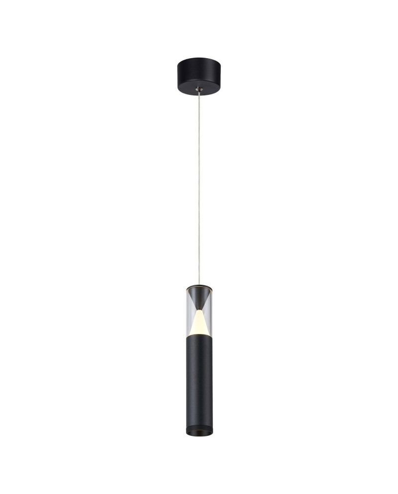 SPARK * COLGANTE 1L LED 7W - NEGRO ARENA